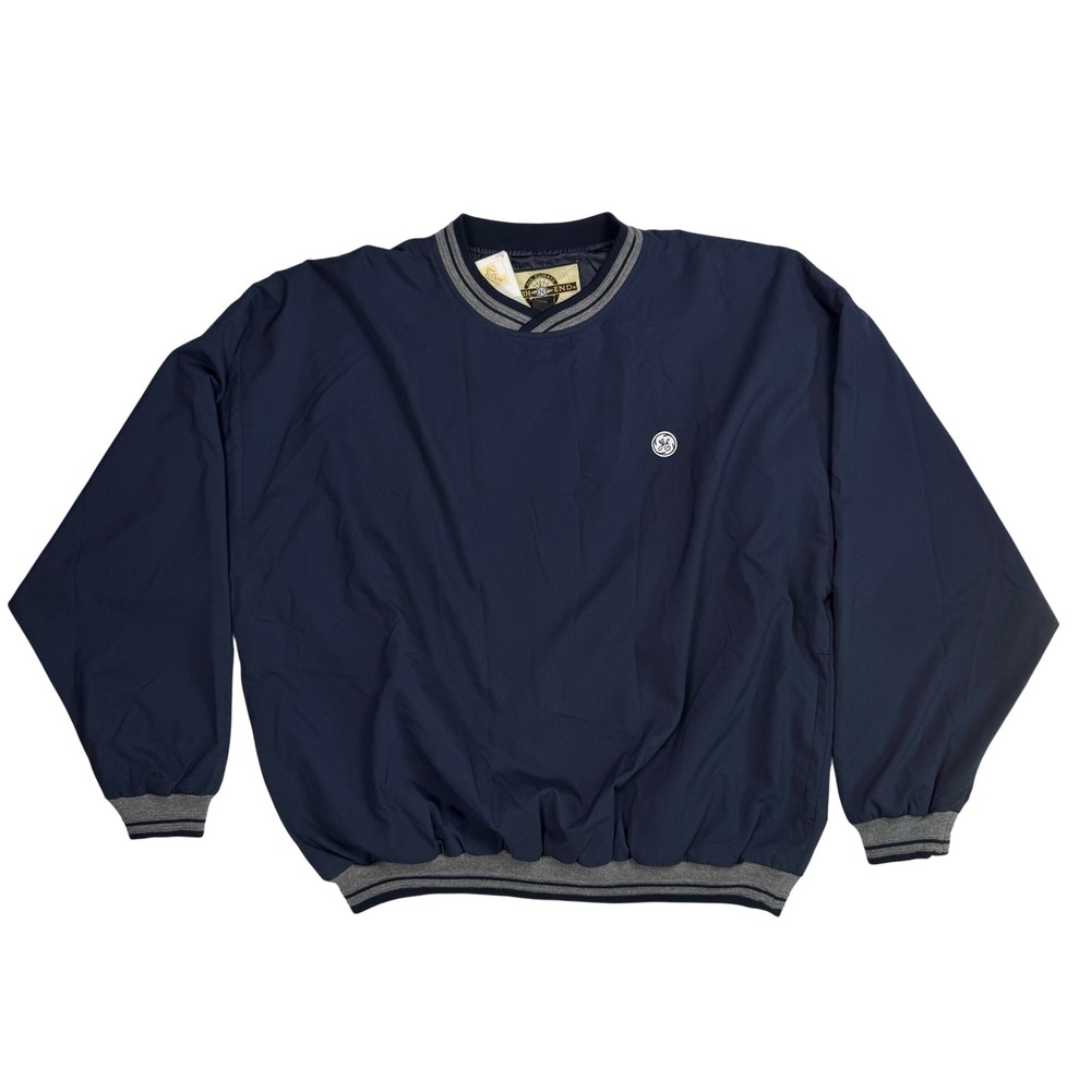 North End Vintage Gorpcore Mens Windshirt Pullover Midnight Navy
